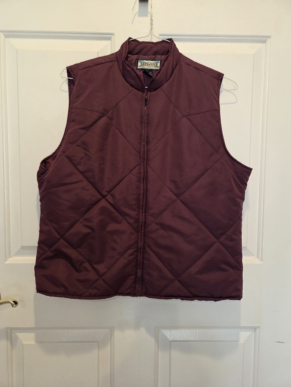 Shyanne Women's Quilted Wine Vest, Size Large